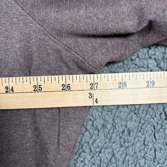 Carhartt Women's 3X Loose Fit Heavyweight Long Sleeve Logo T-Shirt Purple - Picture 6 of 7